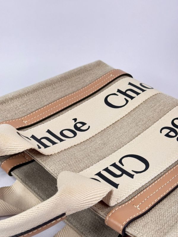 【分期0利率】CHLOE WOODY SMALL 奶茶色【9成新】 