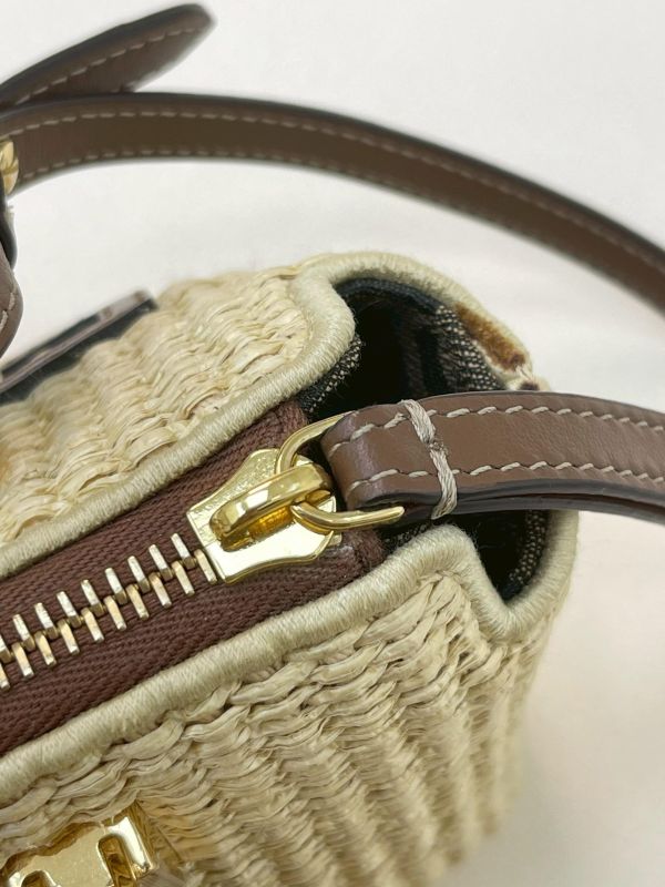 【95成新】FENDI BY THE WAY 竹編兩用迷你波士頓包 