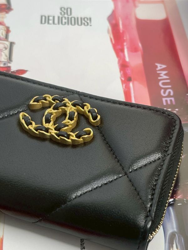 【分期0利率】CHANEL 19 拉鍊零錢包【全新品】 