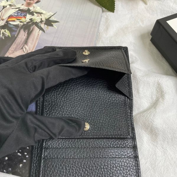 【12期0利率】【全新品】GUCCI SOHO牛皮三折零錢貸款夾【現金價13000】 