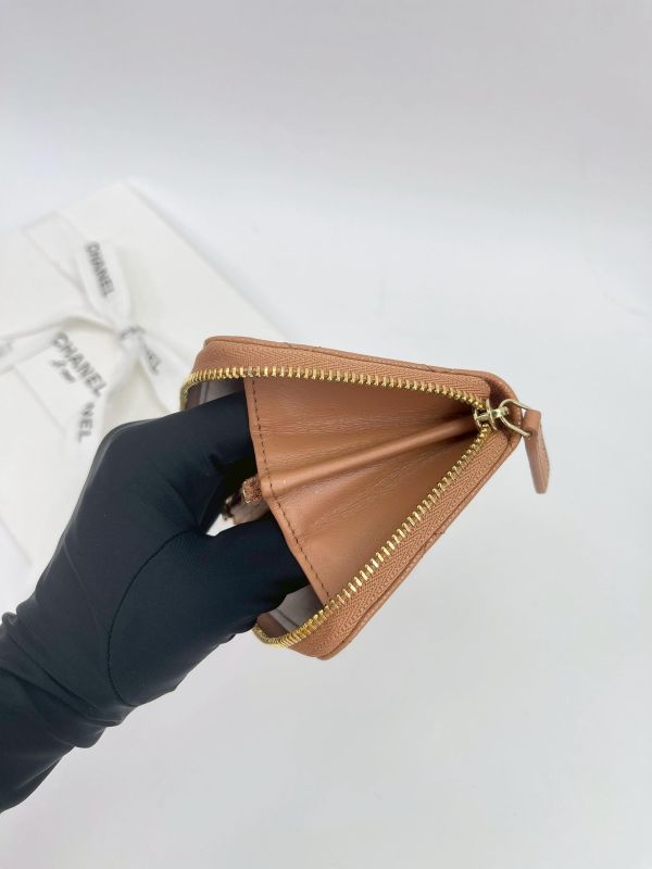 【全新品】CHANEL 25B 大型拉鍊零錢卡包 