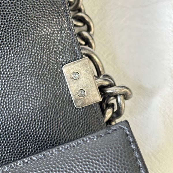 【12期0利率】CHANEL LE BOY 小型口蓋包【22年6月越南購證】【99成新】 