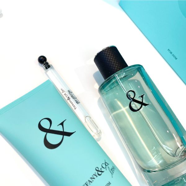 【12期0利率】Tiffany & Love for Him 愛語男性淡香水禮盒(淡香水90ml 淡香水4ml 沐浴乳100ml) 