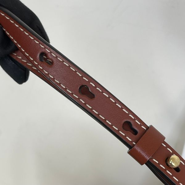 【12期0利率】Chloé 背帶款小號 Woody Tote Bag 經典棕色【95成新】 