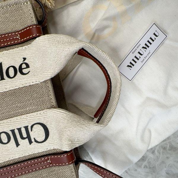 【12期0利率】CHLOE mini woody tote bag【95成新】 