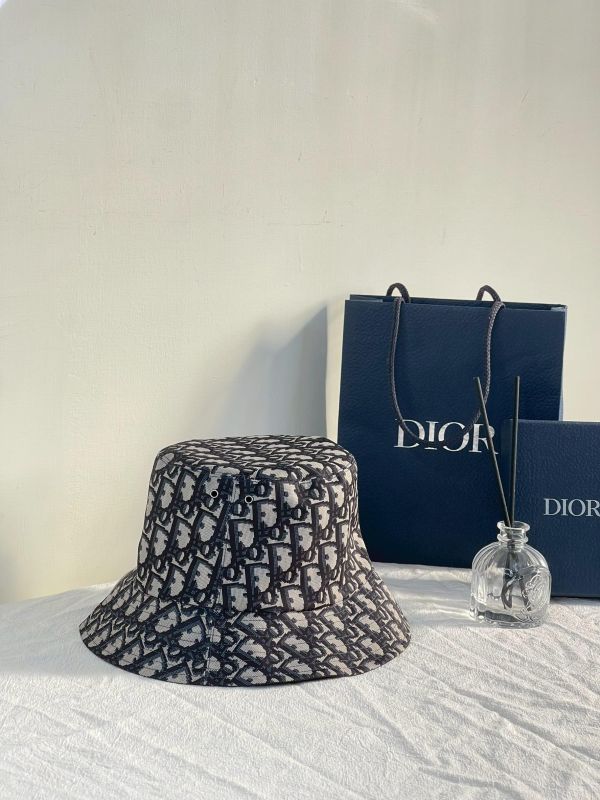 【99成新】DIOR Teddy-D 雙面窄邊漁夫帽 
