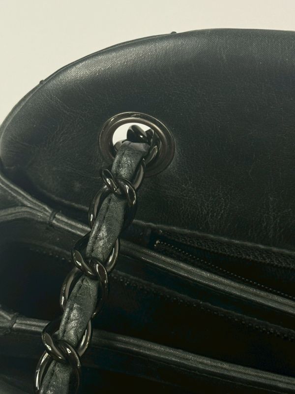 【分期0利率】CHANEL  閃亮皮革保齡球兩用包【9成新】 