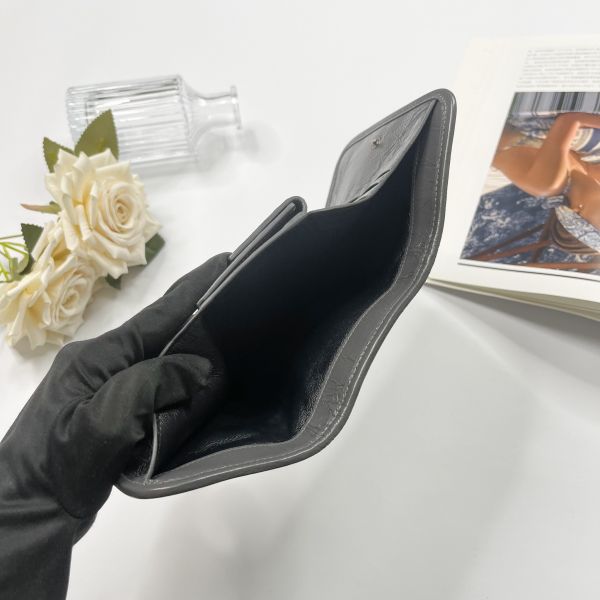 【12期0利率】YSL NIKI三折短夾【99成新】 