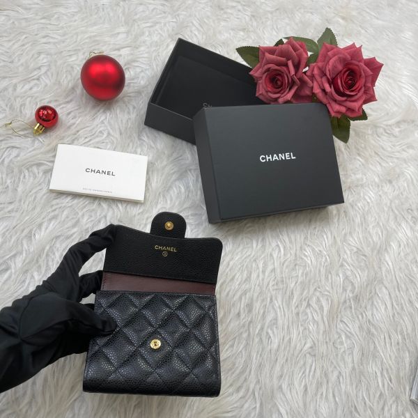 【12期0利率】CHANEL COCO三折短夾【全新閒置】 
