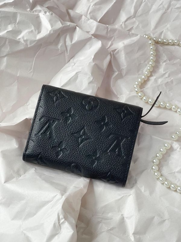 【99成新】LV Victorine 錢包 黑壓紋 