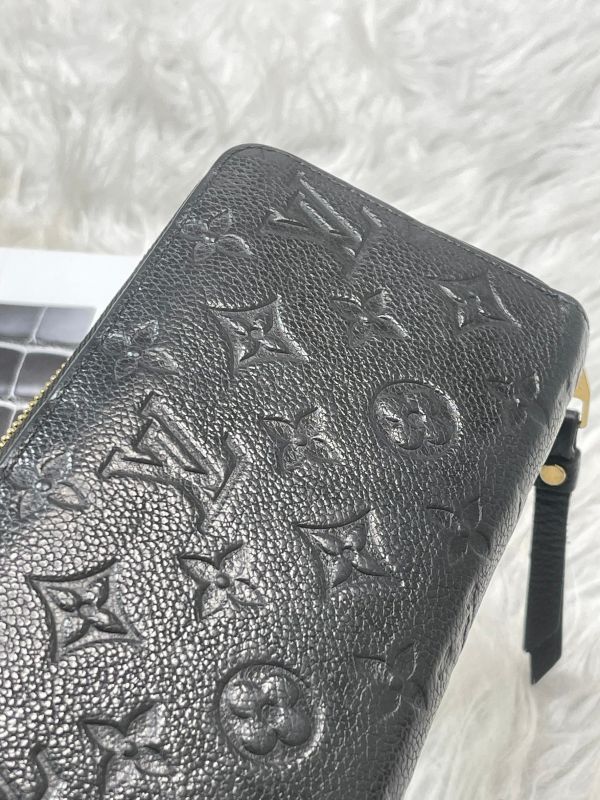 【分期0利率】LV Monogram Empreinte皮革拉鍊長夾【9成新】 