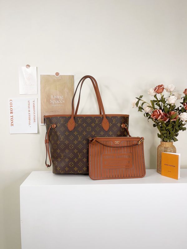 【分期0利率】LV Neverfull Inside Out MM【全新品】 
