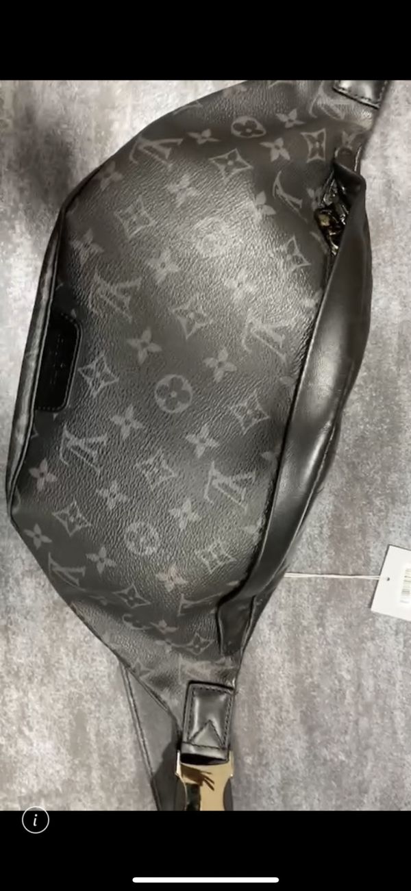 LV絕版老花腰包皮格背帶腰包（加購紙盒） 