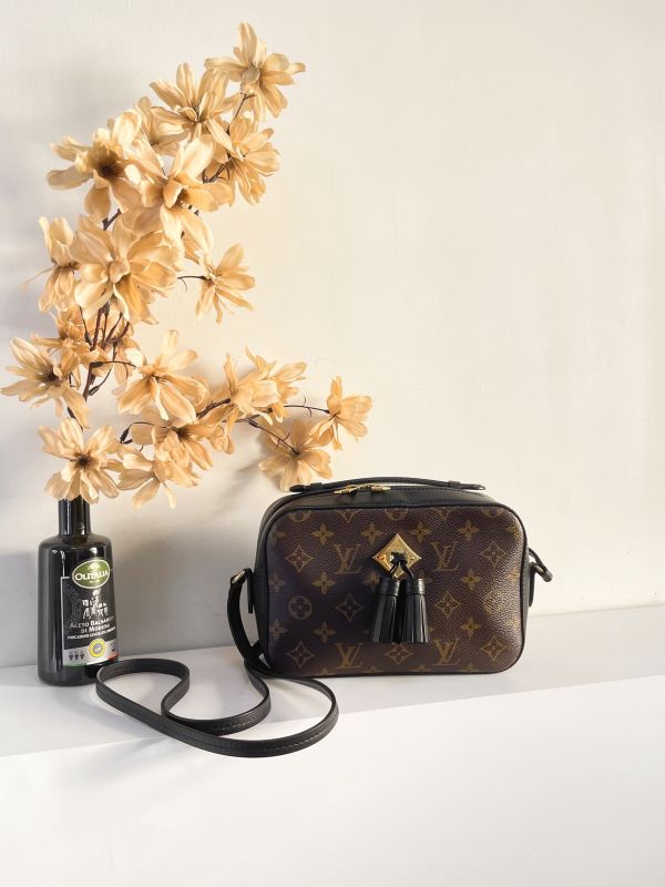 【分期0利率】LV 老花流蘇相機包【95成新】 