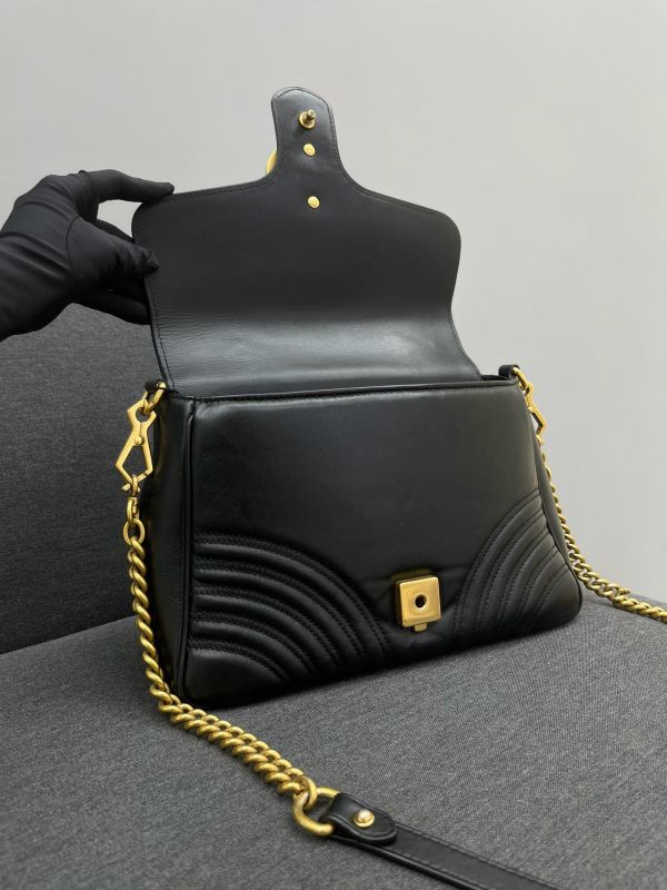 【9成新】GUCCI Marmont 手提/斜背兩用包  中號 