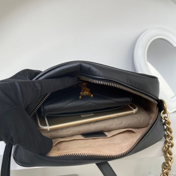 【12期0利率】GUCCI GG Marmont 相機包 24公分【9成新】 gucci 女包