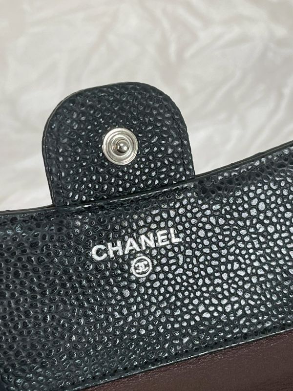 【95成新】CHANEL COCO 背面拉鍊三折短夾 