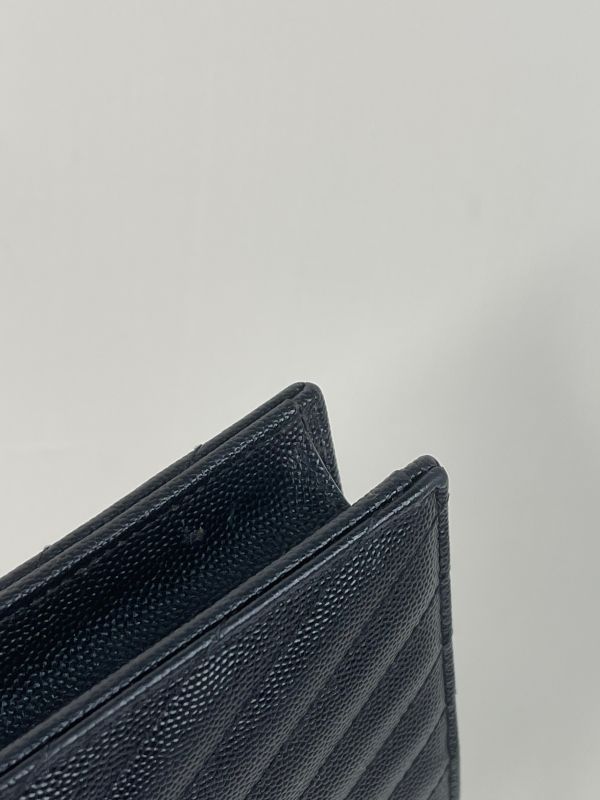 【分期0利率】YSL WOC 魚子醬鍊包黑金 19.5CM【95成新】 