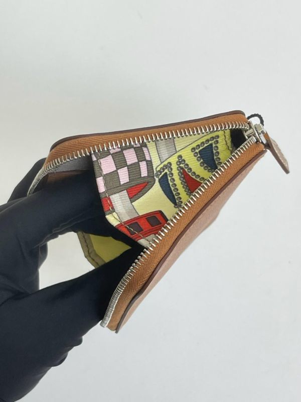 【全新品】HERMES 絲巾零錢包 