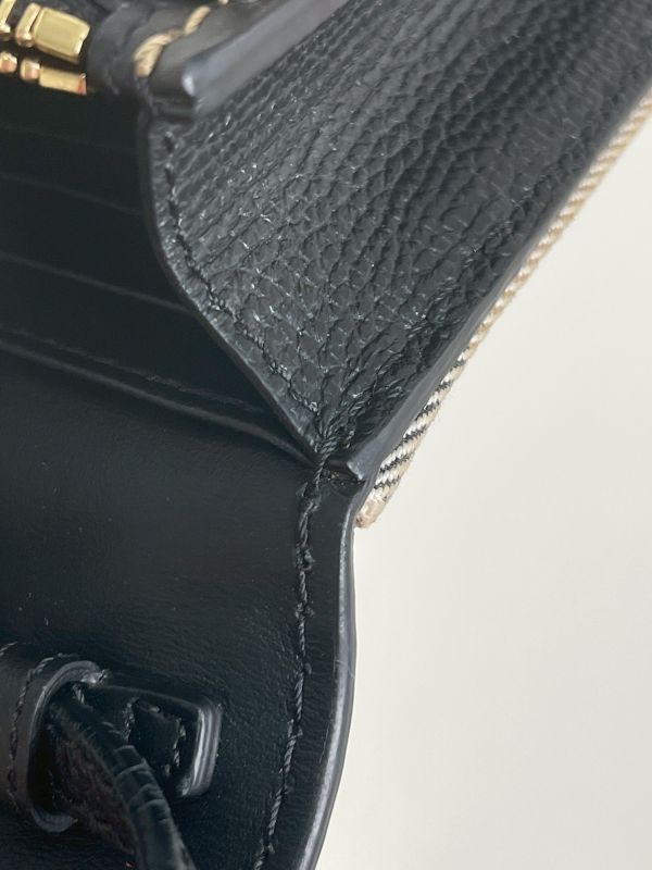 【分期0利率】BURBERRY HAMPSHIRE 格紋拚接皮革WOC 【9成新】 