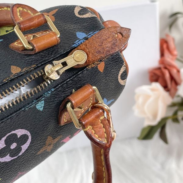 【12期0利率】LV村上隆彩色 MINI SPEEDY【85成新】 