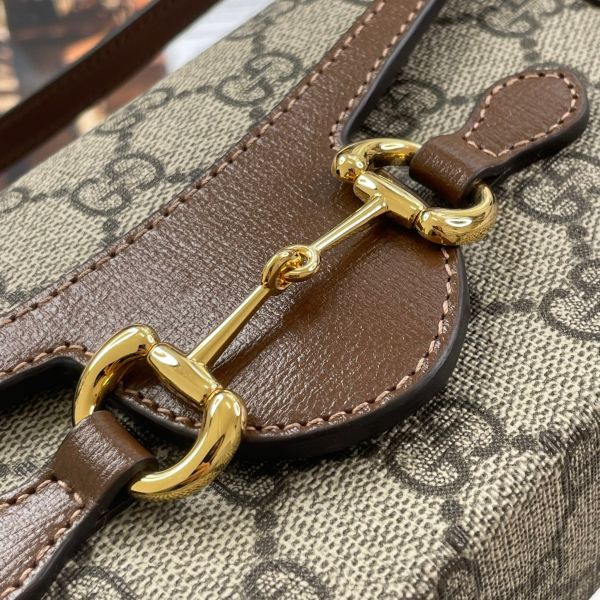 【12期0利率】Gucci 馬銜扣 1955 迷你包【95成新】 