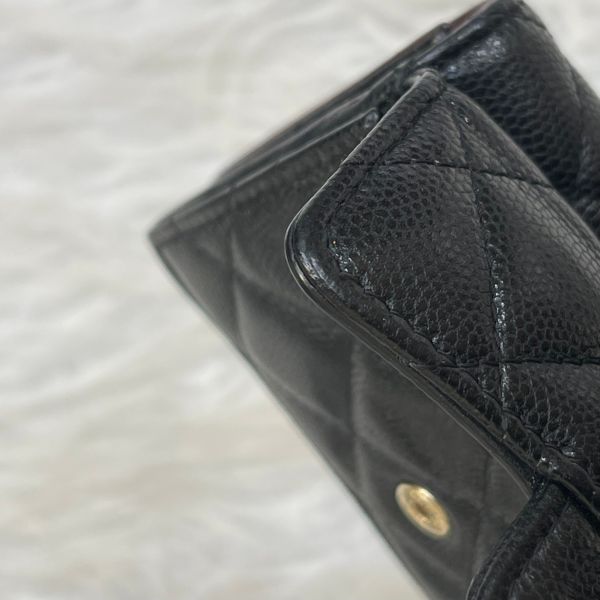 【12期0利率】CHANEL COCO迷你三折短夾【22年3月香港購證】【9成新】 