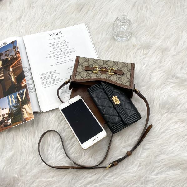 【12期0利率】Gucci 馬銜扣 1955 迷你包【95成新】 