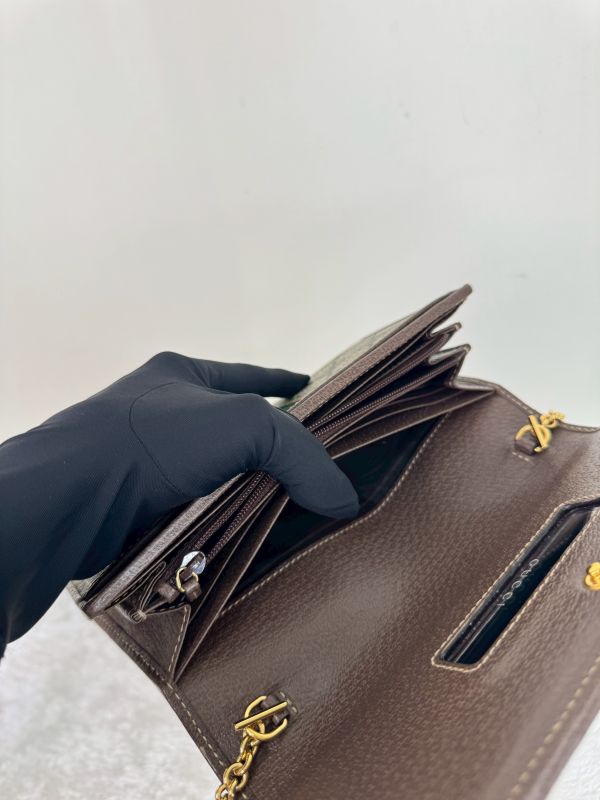 【95成新】GUCCI Ophidia 可拆鍊條 WOC 