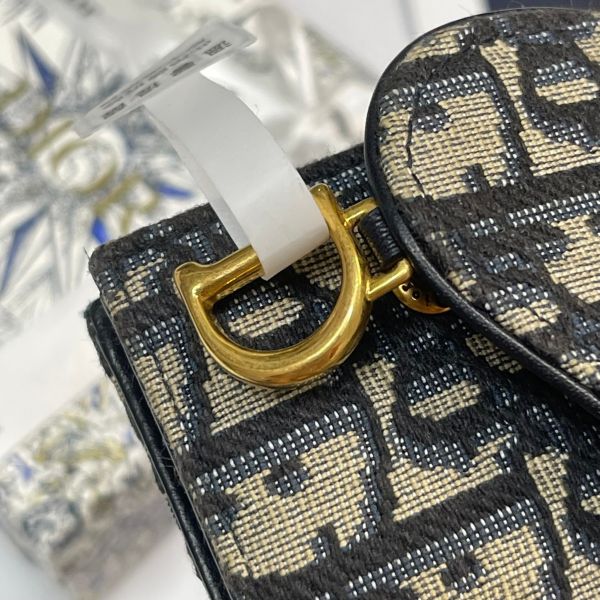 【12期0利率】DIOR SADDLE BLOOM 卡夾【23年1月台灣購證】【9成新】 