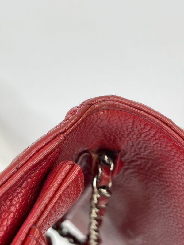 【分期0利率】CHANEL 魚子醬 WOC 紅銀 【88成新】 