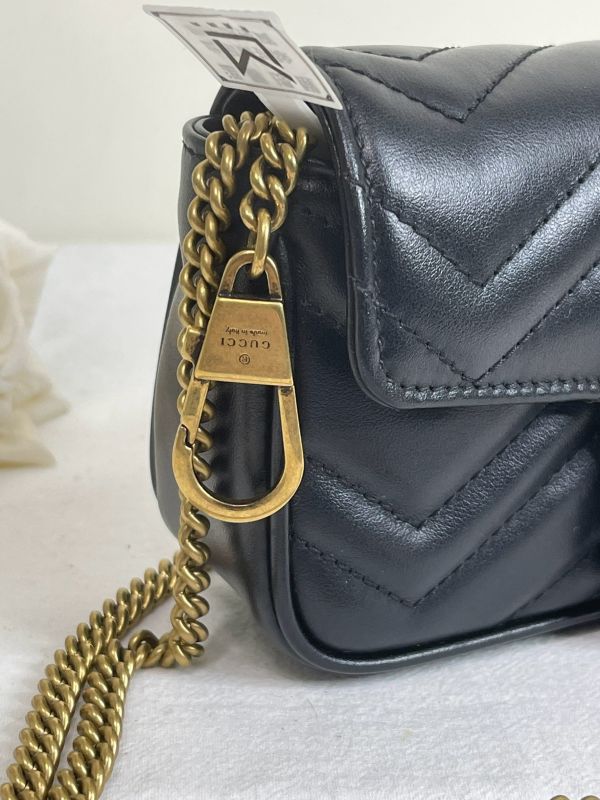 【分期0利率】GUCCI Marmont 迷你肩背包【9成新】 