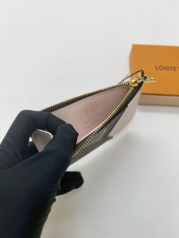 【閒置新品】LV  Romy 限量款拉鍊卡包 