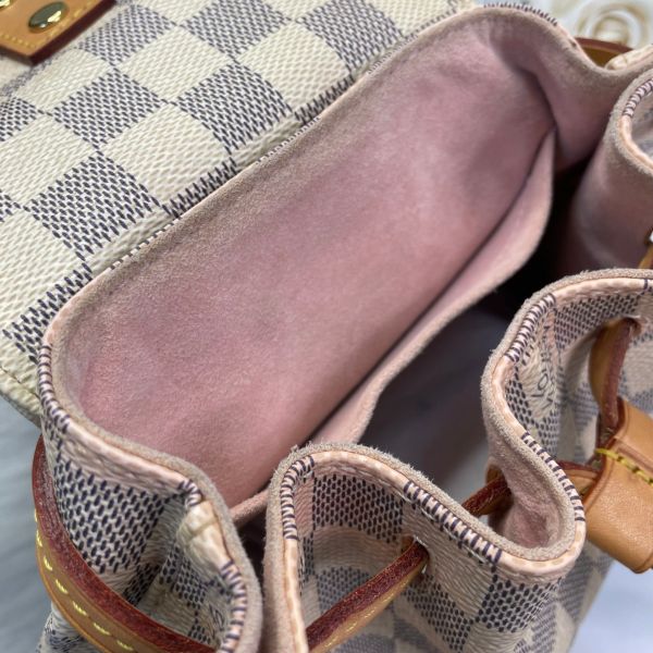 【12期0利率】LV SPERONE BB  棋盤格小書包【85成新】 