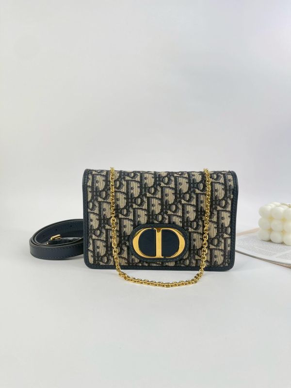 【95成新】DIOR 老花二合一腰包 