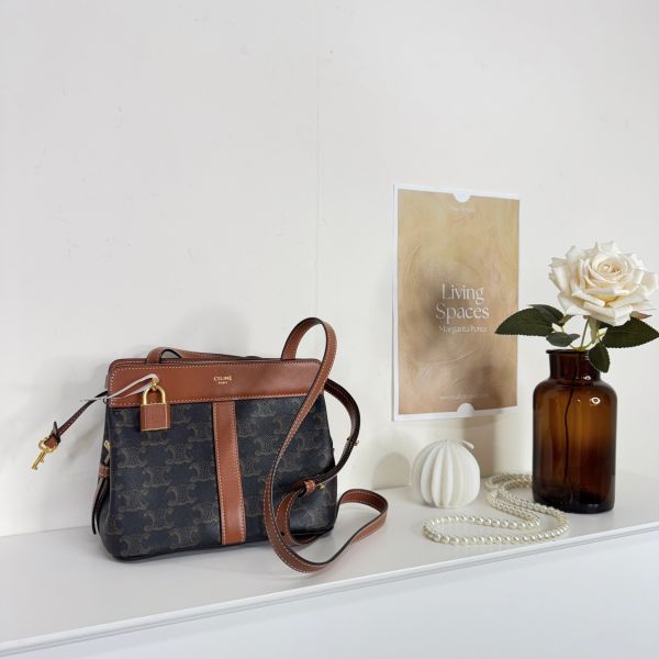 【12期0利率】CELINE Teen Cabas De France 鎖頭包【全新閒置】 