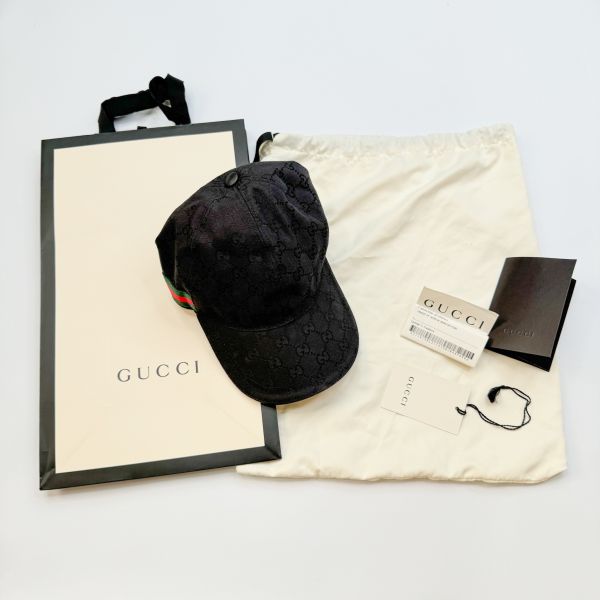 【12期0利率】GUCCI ORIGINAL GG帆布棒球帽【香港購證】【全新閒置】 