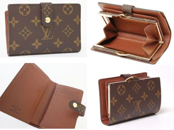 LV  VTG老花零錢對扣式中夾【9成新】【僅限匯款】 