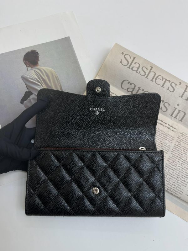 【99成新】CHANEL COCO 經典翻蓋長夾 