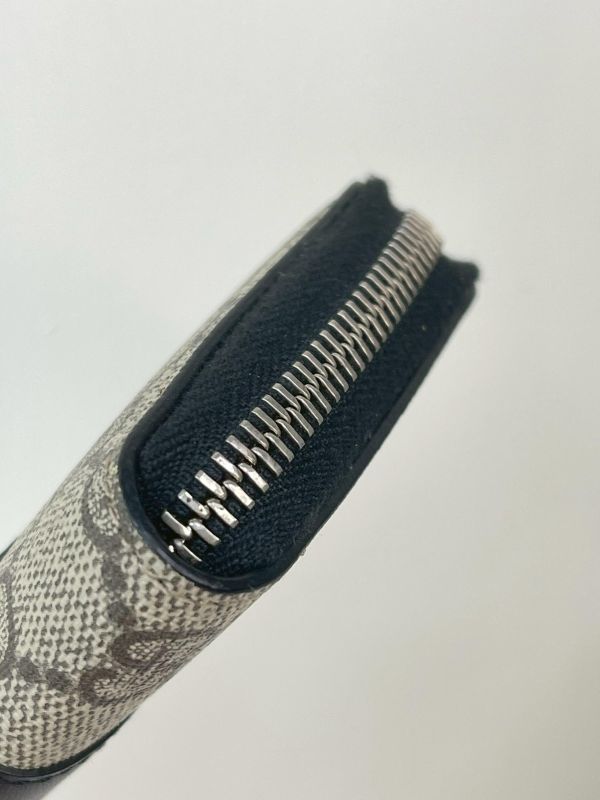 【95成新】GUCCI GG SUPREME 拉鍊零錢卡包 