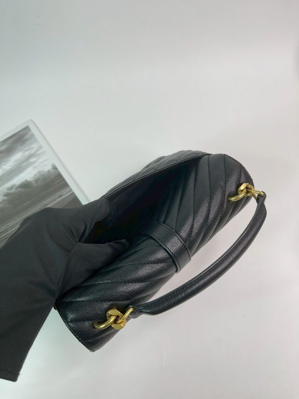 【分期0利率】YSL  山型紋學院包【95成新】 