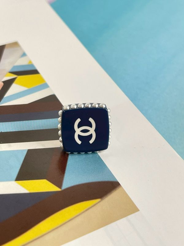 【分期0利率】CHANEL 珍珠鑲邊方形耳環【9成新】 