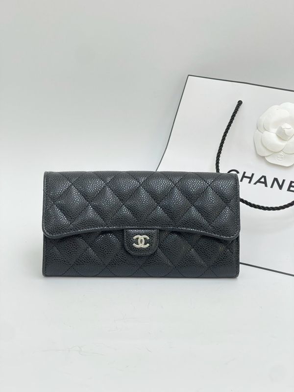 【閒置新品】CHANEL COCO 經典翻蓋長夾 