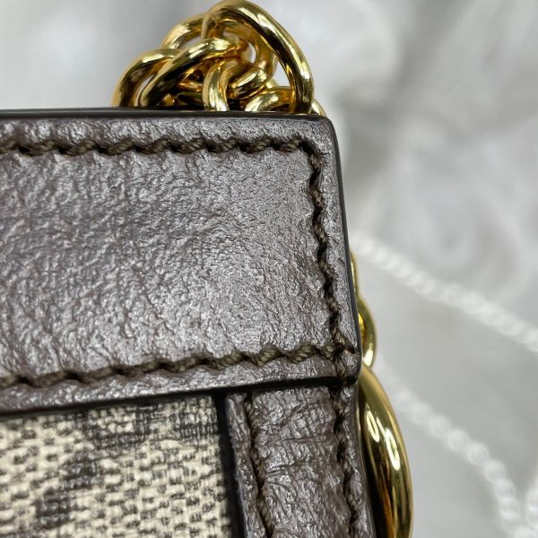 【9成新】【12期0利率】GUCCI OPHIDIA GG磁扣肩背鍊包 26公分 