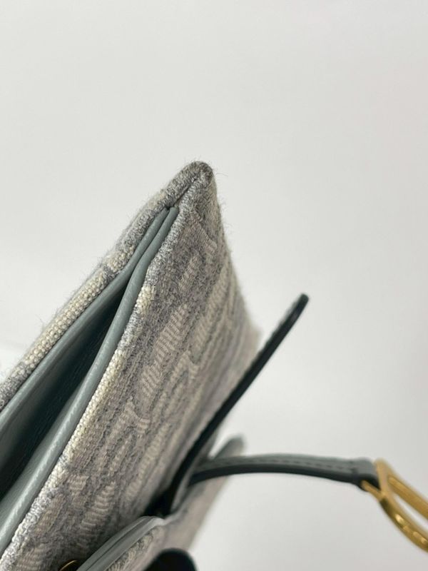 【9成新】DIOR Saddle 長型鏈帶銀包 