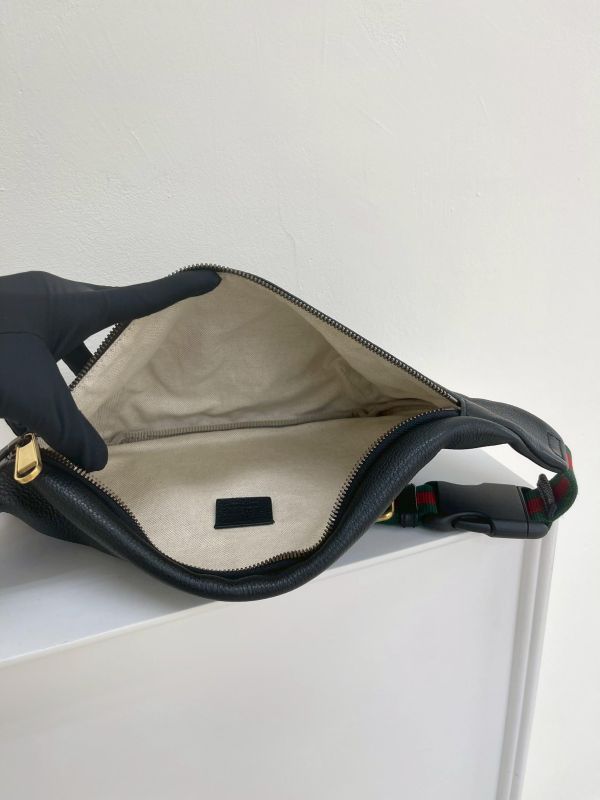 【95成新】GUCCI 皮革腰包  大號 