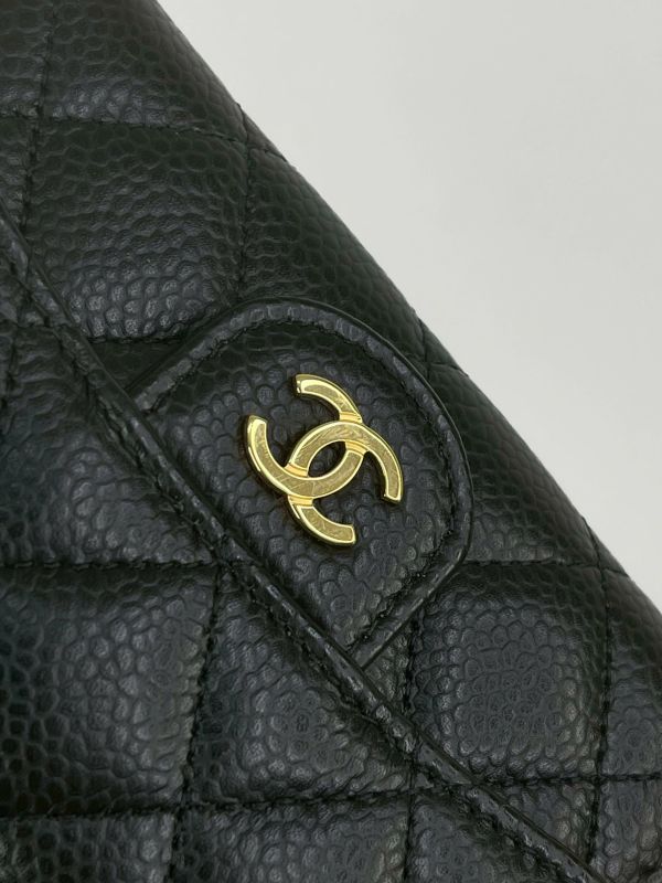 【99成新】CHANEL COCO 牛皮零錢卡包 