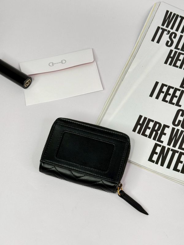 【分期0利率】GUCCI GG MARMONT 拉鍊零錢卡包【95成新】 