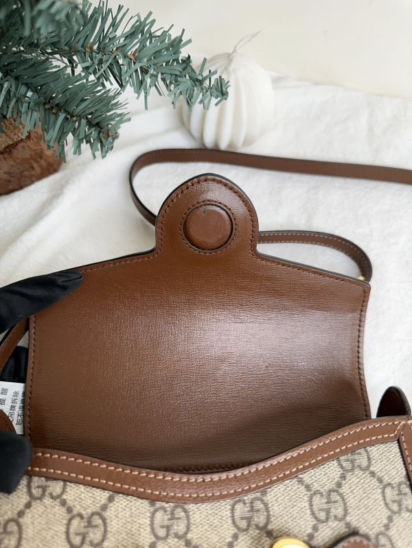 【12期0利率】Gucci 馬銜扣 1955 迷你包【95成新】 
