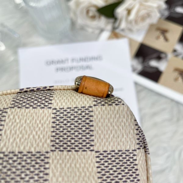 【12期0利率】LV SPERONE BB  棋盤格小書包【85成新】 